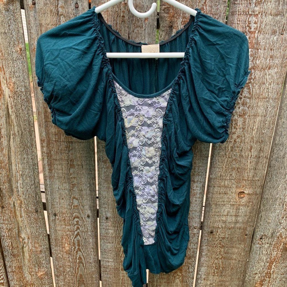 Daytrip fitted elastic poof sleeve jr m